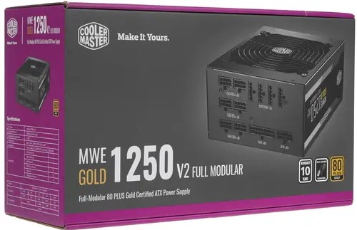 Картинка Блок питания COOLERMASTER MWE GOLD 1250 V2 750W MPE-C501-AFCAG-EU