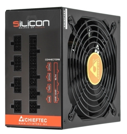 Фото Блок питания ATX Chieftec SILICON SLC-650C 650W 80plus Bronze Modular