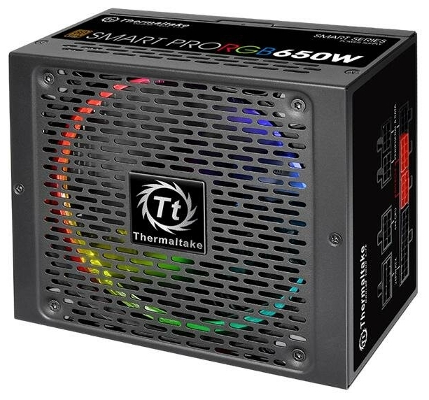 Фотография Блок питания THERMALTAKE Smart Pro RGB 650W (Bronze) (PS-SPR-0650FPCBEU-R)