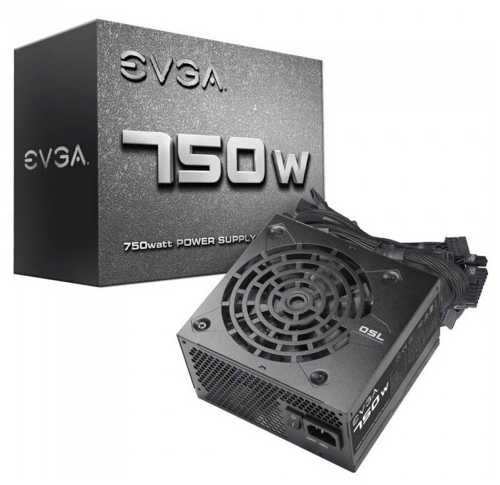 Блок питания EVGA 750 750W 80 Plus (100-N1-0750-L2)