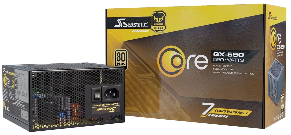 Блок питания ATX Seasonic Core GX-550 SSR-550LX 550W 80plus Gold Казахстан