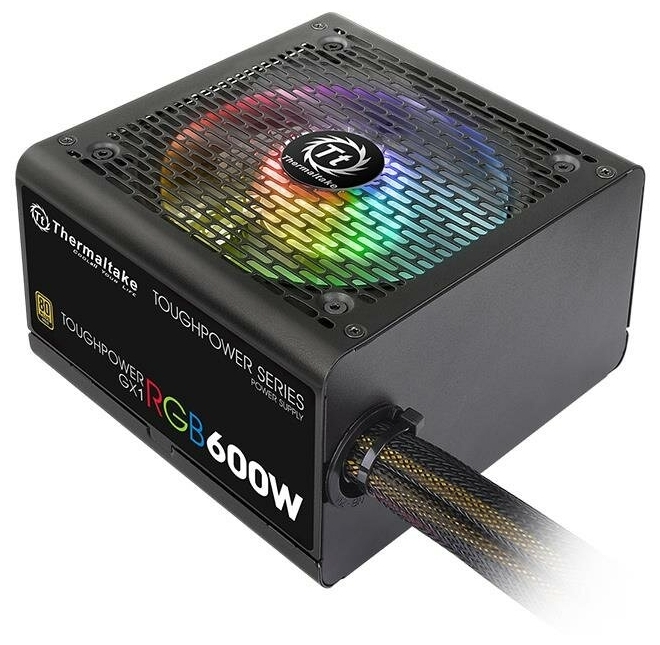 Фото Блок питания THERMALTAKE Toughpower GX1 RGB 600W PS-TPD-0600NHFAGE-1 Чёрный