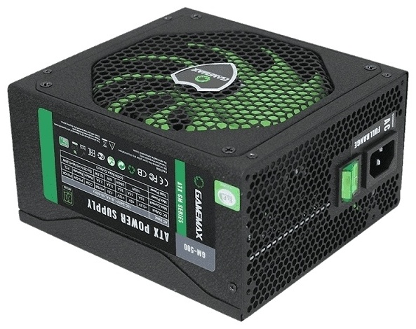 Блок питания GAMEMAX GM-500 SE (12см) 500W с кабелем