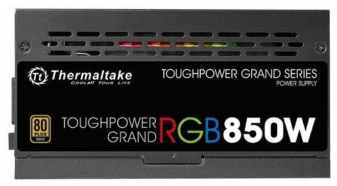 Картинка Блок питания THERMALTAKE Toughpower Grand RGB 850W (Gold) (PS-TPG-0850FPCGEU-R)