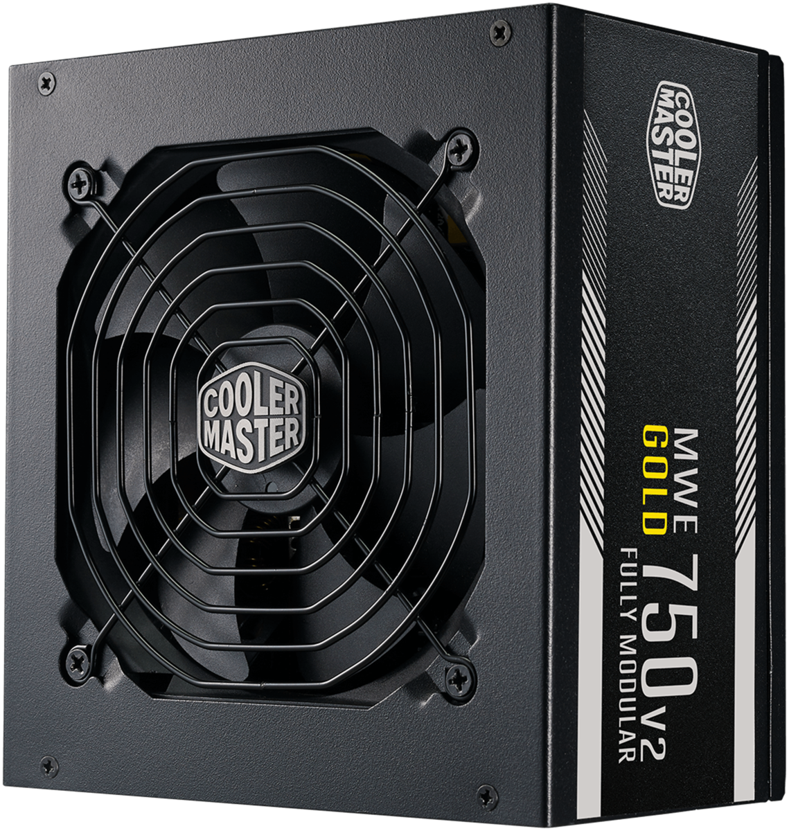 Блок питания CoolerMaster MWE GOLD 750 V2 500-750W Full Modular, Active PFC, вент.12 см 80+ GOLD MPE-7501-AFAAG-EU