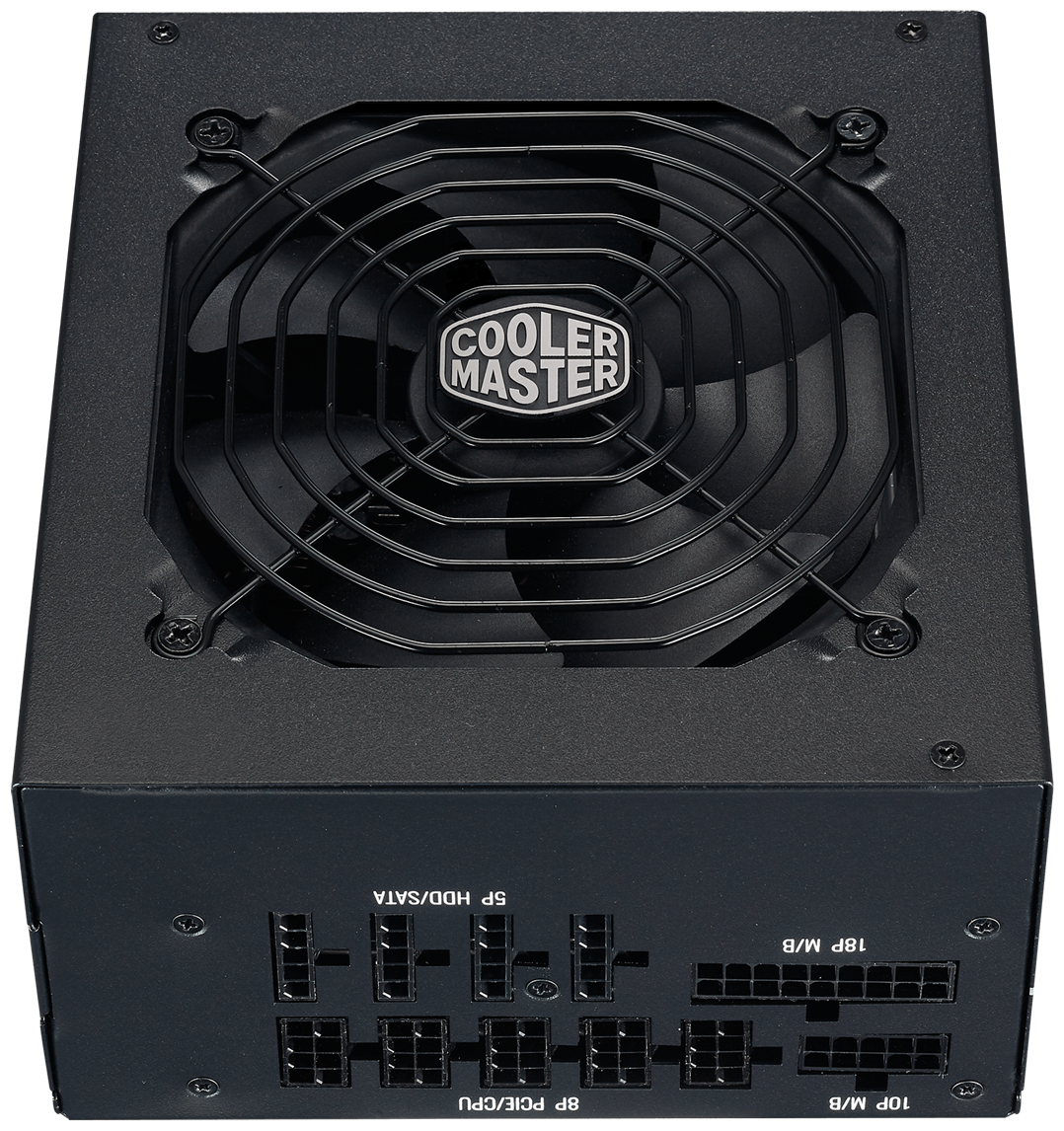 Блок питания CoolerMaster MWE GOLD 750 V2 500-750W Full Modular, Active PFC, вент.12 см 80+ GOLD MPE-7501-AFAAG-EU заказать