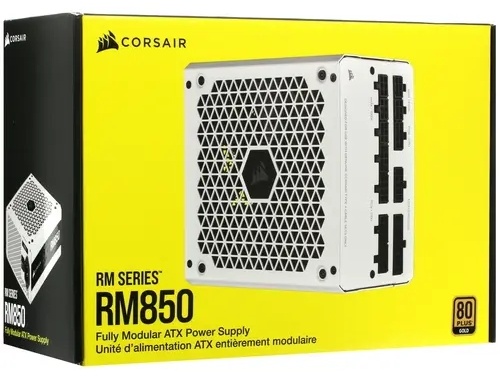 Картинка Блок питания CORSAIR RM850 850W 80plus Gold Modular (CP-9020232-EU) White