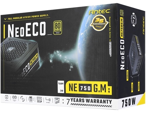 Фотография Блок питания ANTEC Neo ECO Classic NE750G M EC 750W Active PFC 80plus Gold modular