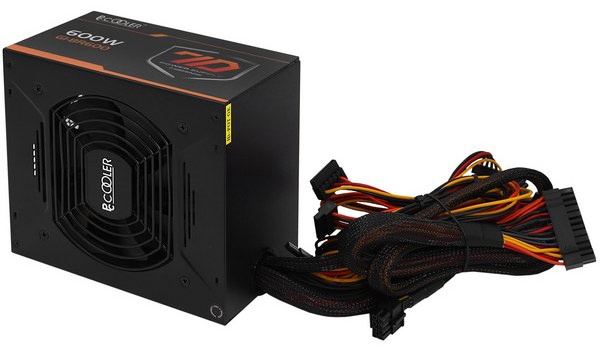 Фото Блок питания PCcooler GI-BR600 600W 80+ Bronze