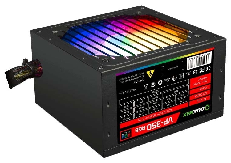 Блок питания GAMEMAX VP-350-RGB 350W