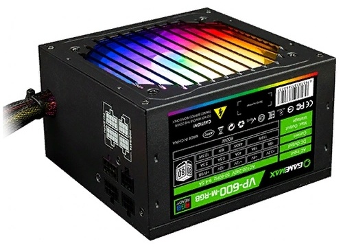 Фото Блок питания GAMEMAX VP-600-RGB-M