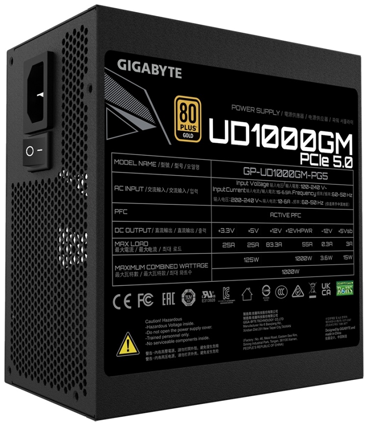 Цена Блок питания GIGABYTE GP-UD1000GM PG5