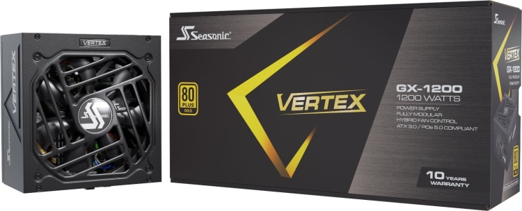 Фотография Блок питания SEASONIC Vertex GX-1200 1200W Gold Modular