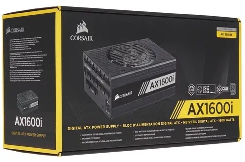 Цена Блок питания CORSAIR AX1600i 1600W CP-9020087-EU Modular 80plus Titanium