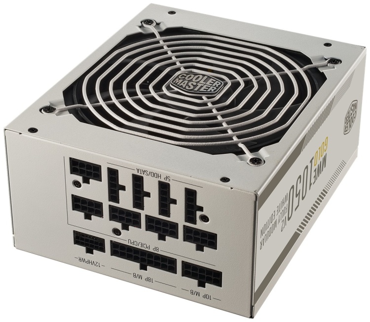 Картинка Блок питания CoolerMaster MWE GOLD 1050 V2 80+ GOLD White (MPE-A501-AFCAG-3GEU)