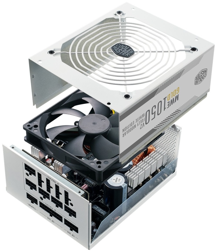 Цена Блок питания CoolerMaster MWE GOLD 1050 V2 80+ GOLD White (MPE-A501-AFCAG-3GEU)