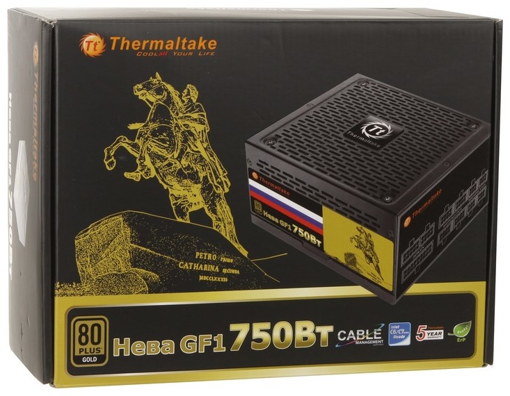 Фотография Блок питания THERMALTAKE Нева 750W W0427RE