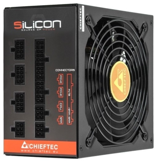 Фото Блок питания CHIEFTEC SILICON SLC-1000C 1000W 80plus Bronze Modular