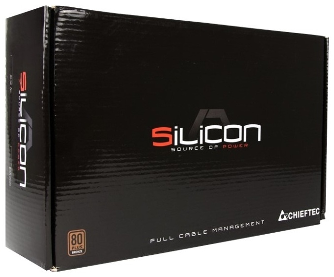 Фотография Блок питания CHIEFTEC SILICON SLC-1000C 1000W 80plus Bronze Modular