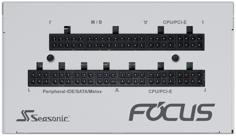 Фотография Блок питания SEASONIC Focus GX-1000 White SSR-1000FX 1000W 80plus Gold Modular