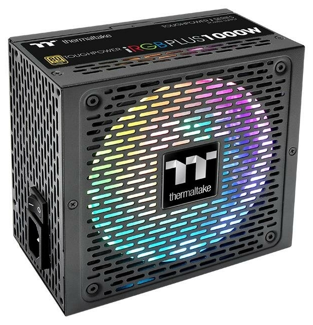 Картинка Блок питания ATX THERMALTAKE Toughpower iRGB Plus 1000W 80plus Gold[PS-TPI-1000F3FDGE-1]