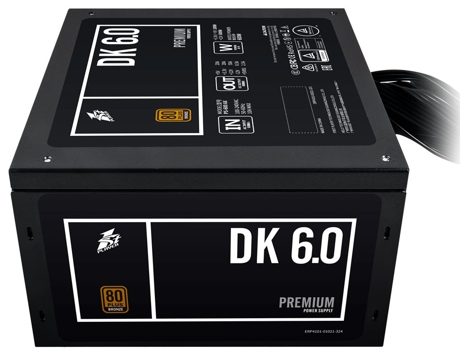 Купить Блок питания ATX 1st Player DK PREMIUM (PS-600AX) 600W Japanese CapacitorFull voltage80+ Bronze