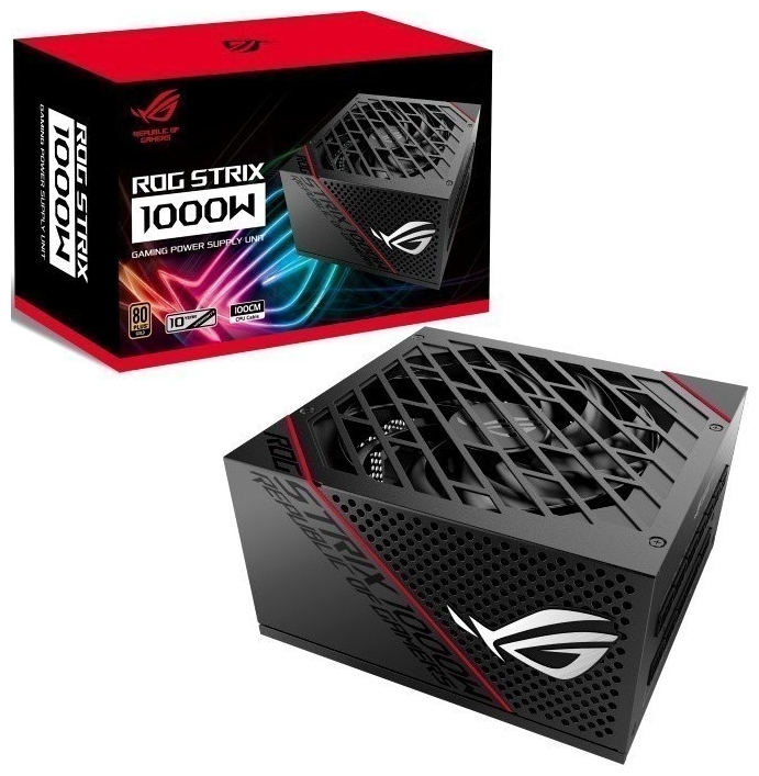 Картинка Блок питания ATX ASUS ROG STRIX 1000G 1000W 80plus Gold