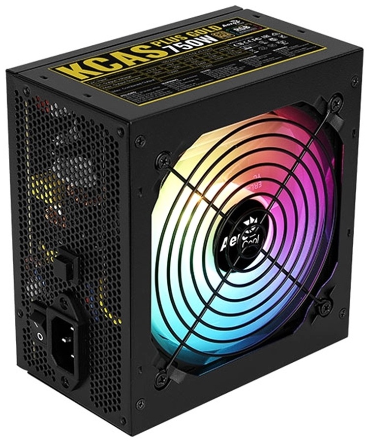 Блок питания AEROCOOL KCAS PLUS GOLD 750W RGB (ACPG-KP75FEC.11)