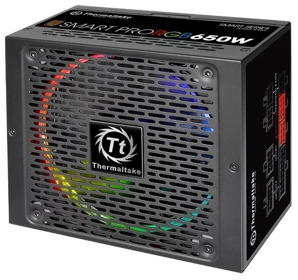 Фотография Блок питания THERMALTAKE Smart Pro RGB 650W (Bronze) (PS-SPR-0650FPCBEU-R)