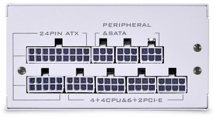 Купить Блок питания Lian Li SP750 750W Modular, 80+ GOLD G89.SP750W.00EU White