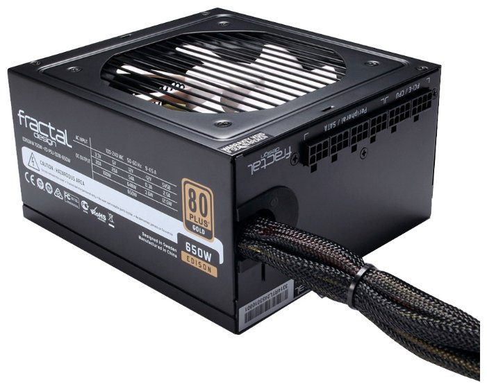 Блок питания Fractal Design Edison M 650W FD-PSU-ED1B-650W Gold