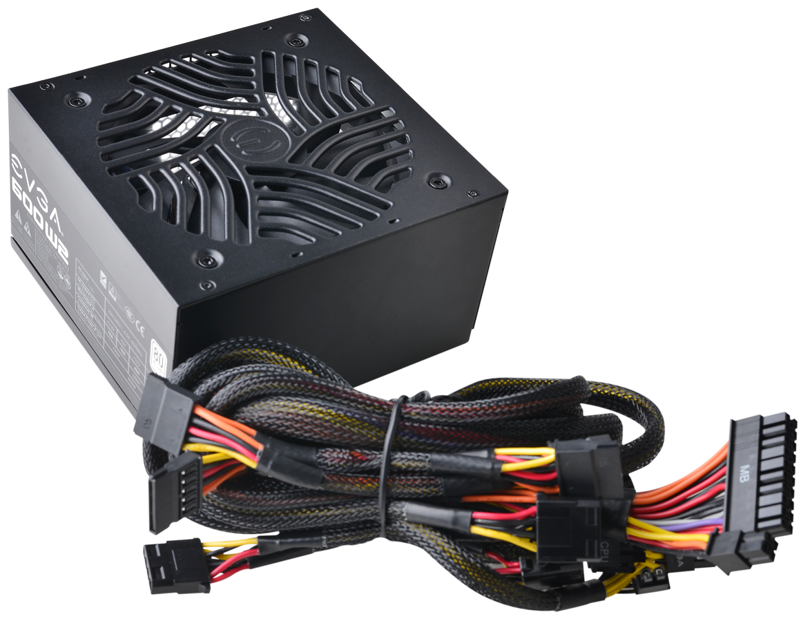 Блок питания ATX 600W EVGA 600 W2 80+ 100-W2-0600-K2