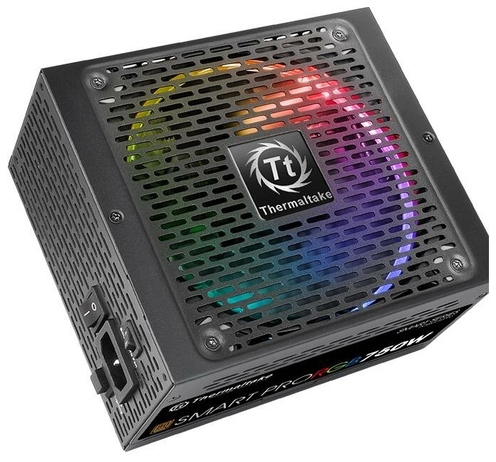 Фото Блок питания THERMALTAKE Smart Pro RGB 750W PS-SPR-0750FPCBEU-R Чёрный