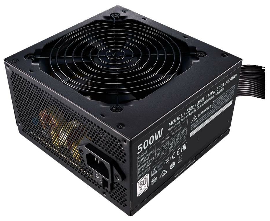 Блок питания CoolerMaster MasterWatt Lite 500W (MPE-5001-ACABW) заказать