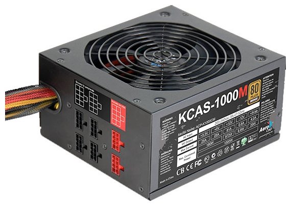 Блок питания AeroCool Kcas-1000M 1000W Bronze