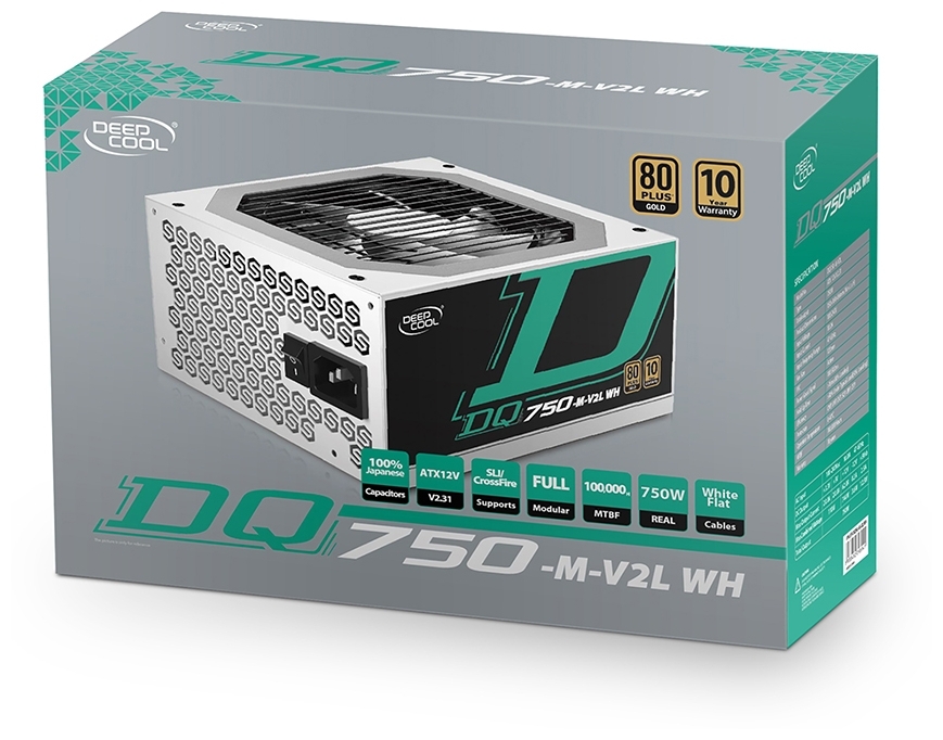 Блок питания DEEPCOOL DQ750-M-V2L WH Казахстан