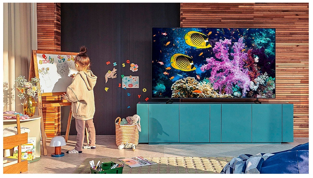 LED телевизор SAMSUNG QE55Q60AAUXCE Smart 4K UHD QLED Казахстан