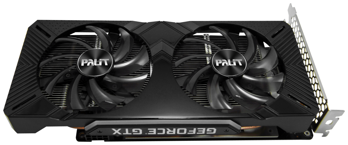 Картинка Видеокарта PALIT GTX1660Ti DUAL 6G GDDR6 192bit, DVI, HDMI, DP, BOX (NE6166T018J9-1160C)