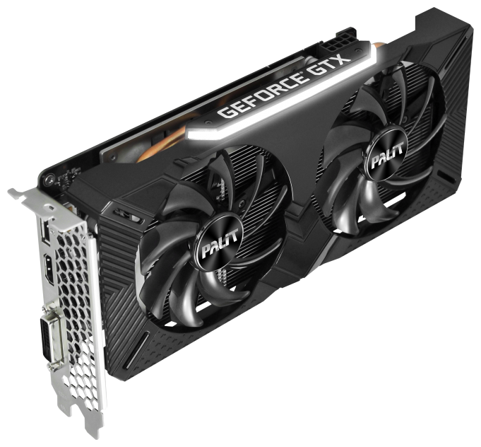 Видеокарта PALIT GTX1660Ti DUAL 6G GDDR6 192bit, DVI, HDMI, DP, BOX (NE6166T018J9-1160C) Казахстан