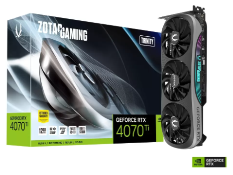 Цена Видеокарта 12 GB ZOTAC GAMING RTX 4070Ti AMP AIRO (ZT-D40710F-10P)