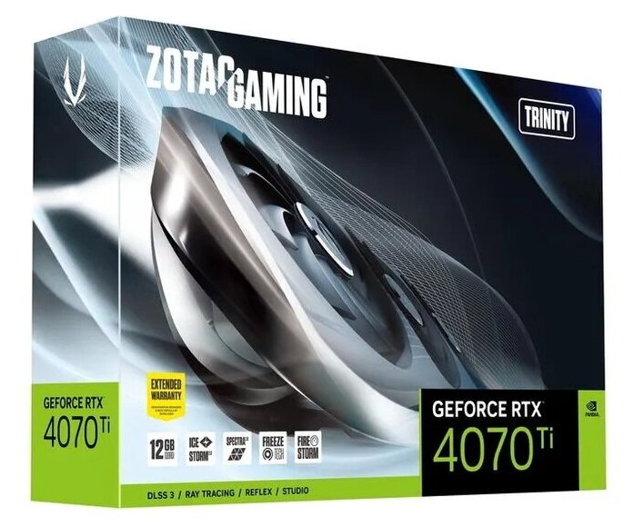 Купить Видеокарта 12 GB ZOTAC GAMING RTX 4070Ti AMP AIRO (ZT-D40710F-10P)