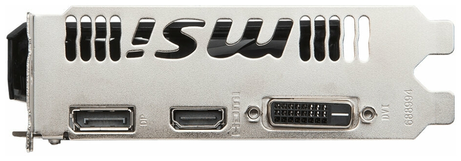 Картинка Видеокарта MSI Radeon RX 550, 2GB GDDR5 64-bit DVI HDMI DP (RX 550 AERO ITX 2G OC)