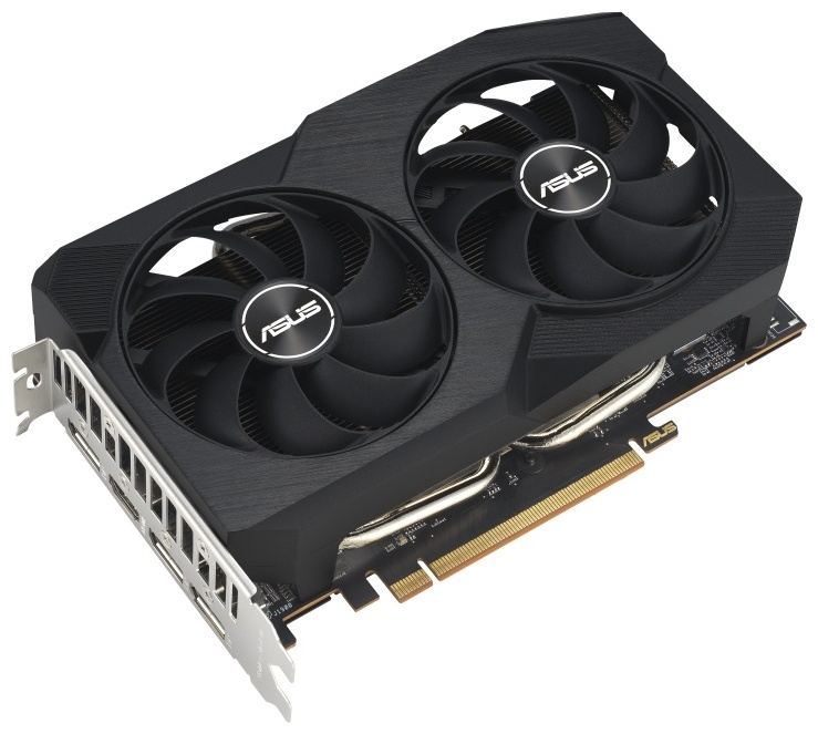 Картинка Видеокарта ASUS AMD Radeon RX 7600 8Gb (DUAL-RX7600-O8G-V2)