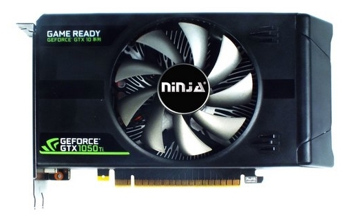 Видеокарта SINOTEX Ninja GeForce GTX1050 Ti 4Gb GDDR5 128bit DVI HDMI DP (NK105TI45F)