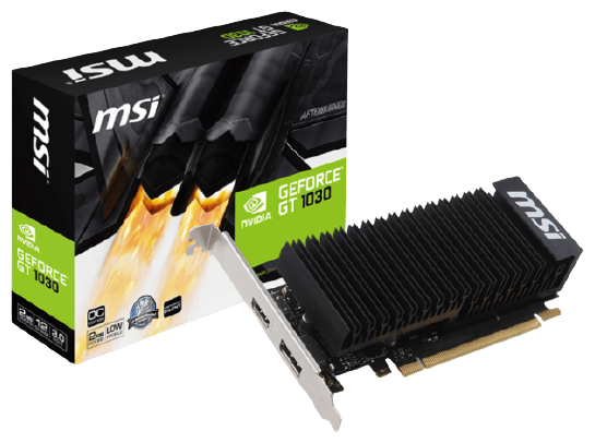 Цена Видеокарта MSI GeForce GT 1030 (GT 1030 2G LP OC)