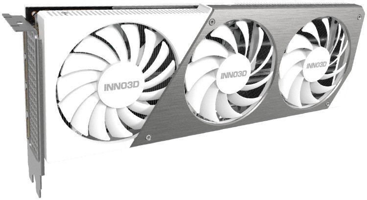 Фото Видеокарта Inno3D GeForce RTX4070 Ti X3 OC WHITE (N407T3-126XX-186148W)