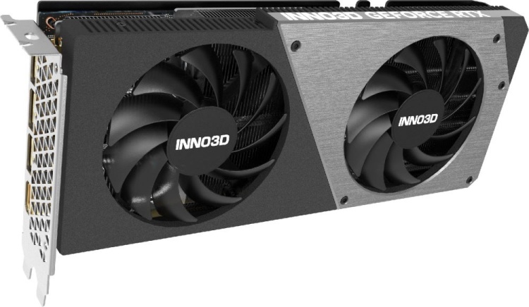 Фото Видеокарта INNO3D GeForce RTX4070 Twin X2 12G GDDR6X N40702-126X-185252N