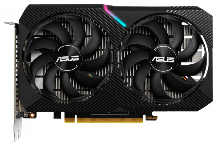 Фото Видеокарта ASUS DUAL GTX 1650 DUAL-GTX1650-O4GD6-MINI