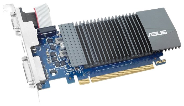 Фото Видеокарта ASUS GeForce GT710 1Gb 32bit DDR5 954/5012 D-Sub (GT710-SL-1GD5)