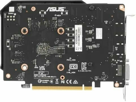 Картинка Видеокарта ASUS GeForce GTX1630 4Gb GDDR6 64bit DVI HDMI DP HDCP PH-GTX1630-4G